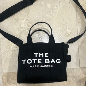 Marc Jacobs Small Black and White Crossbody Tote